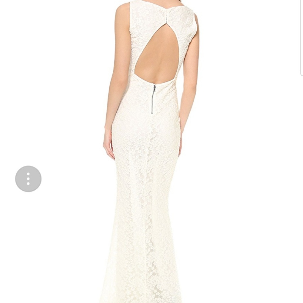 Alice + Olivia Sachi open back dress